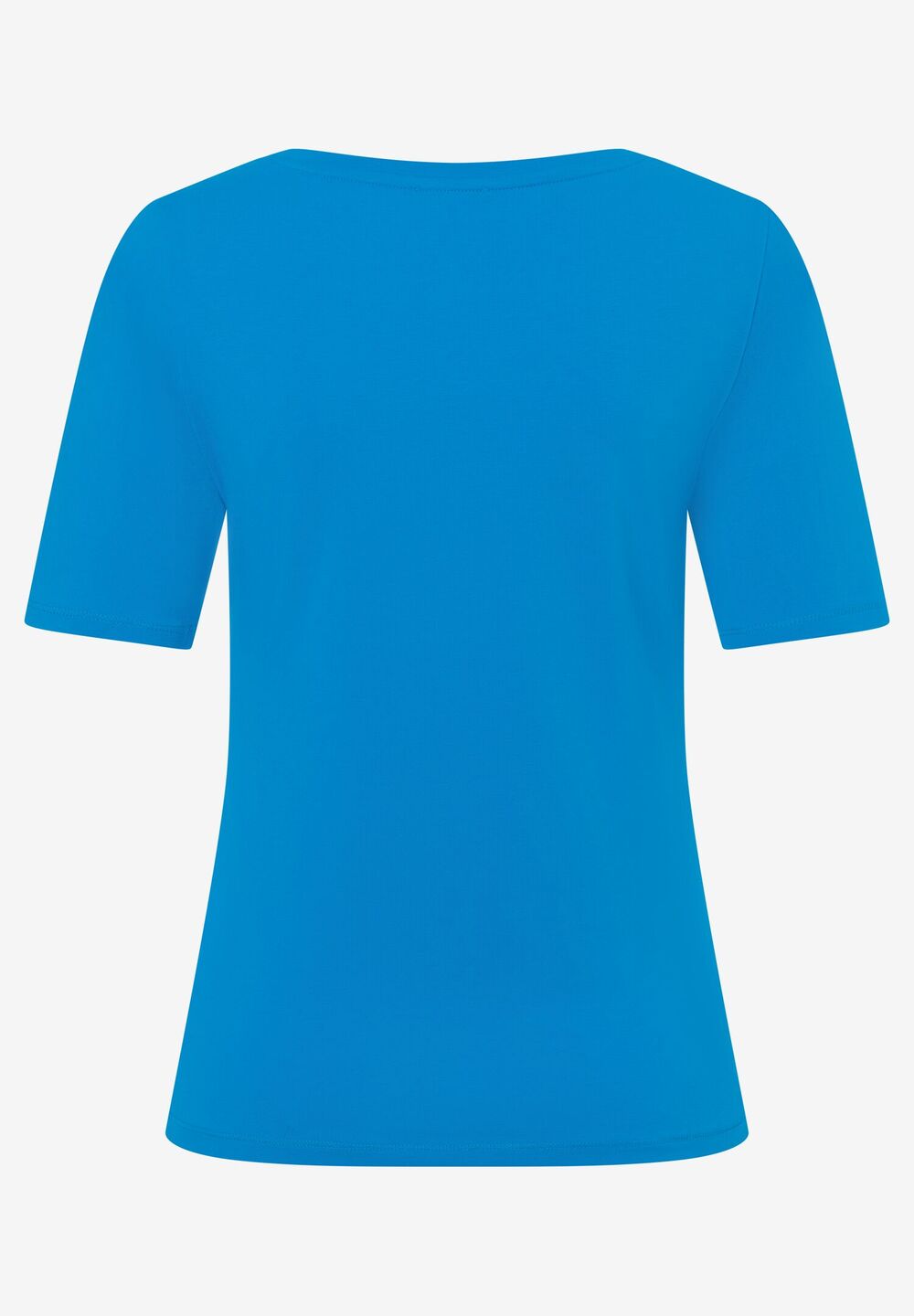 T-Shirt, U-Boot Ausschnitt, cool blue, Frühjahrs-Kollektion, blauRückansicht