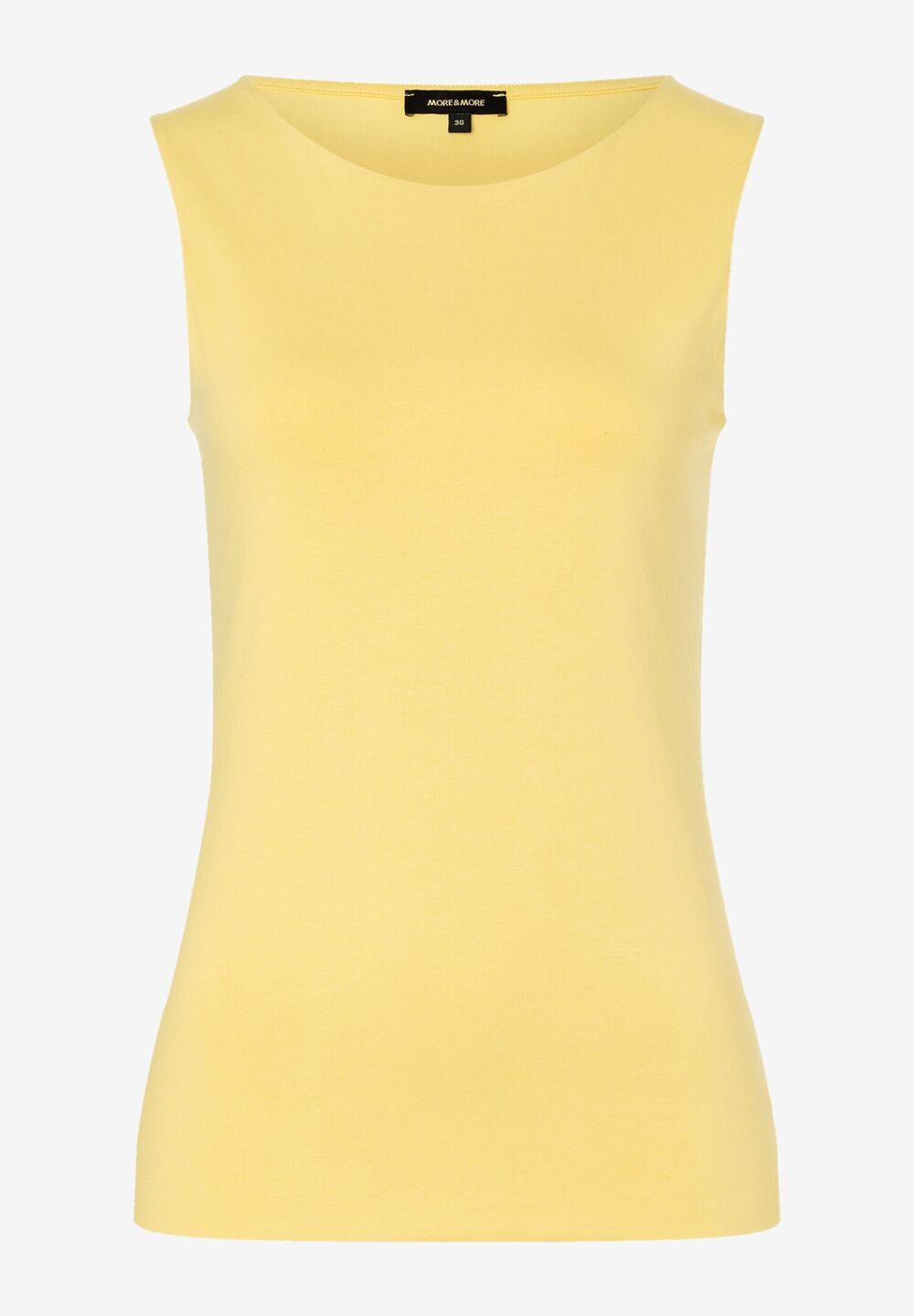 Baumwoll/Stretch Top, daisy yellow, Frühjahrs-Kollektion, gelb Frontansicht