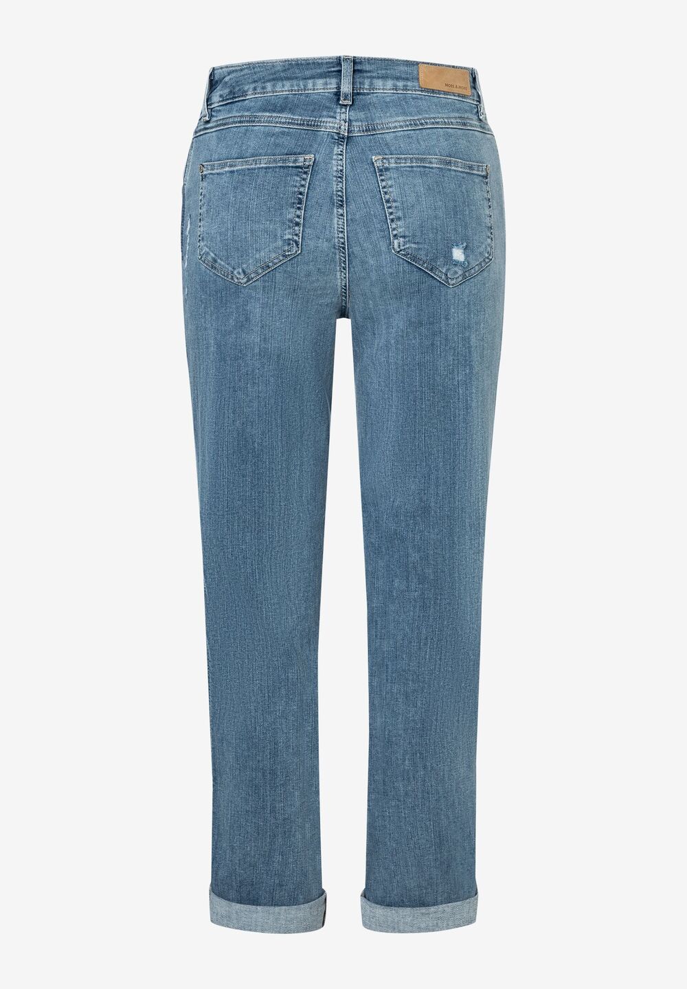 Jeans mit destroyed Stellen, Frühjahrs-Kollektion, denim Detailansicht 2