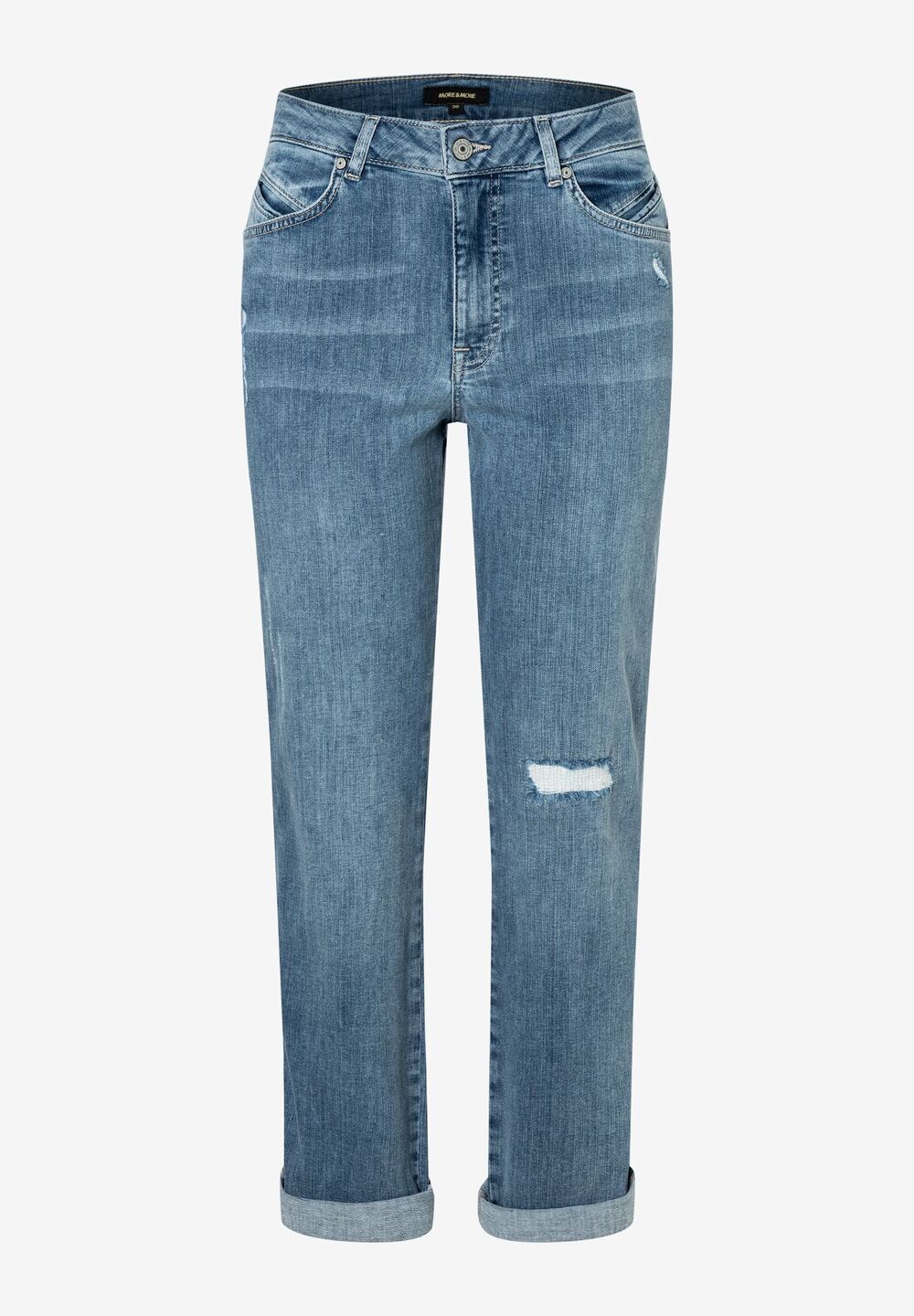 Jeans mit destroyed Stellen, Frühjahrs-Kollektion, denimDetailansicht 1