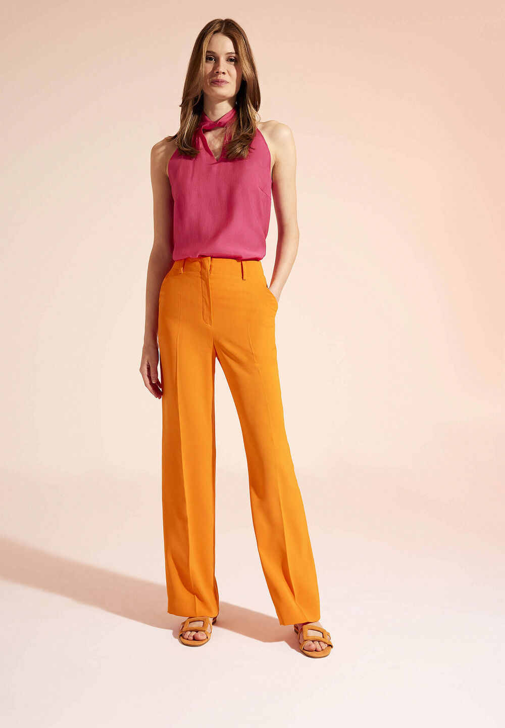 Blusentop, orchid pink, Sommer-Kollektion, pink Rückansicht