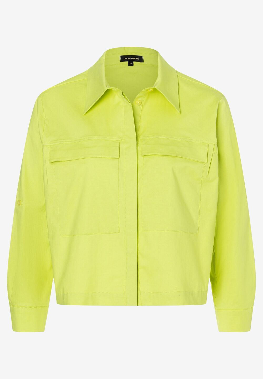 kurze Blusenjacke, lime green, Sommer-Kollektion, gelb 