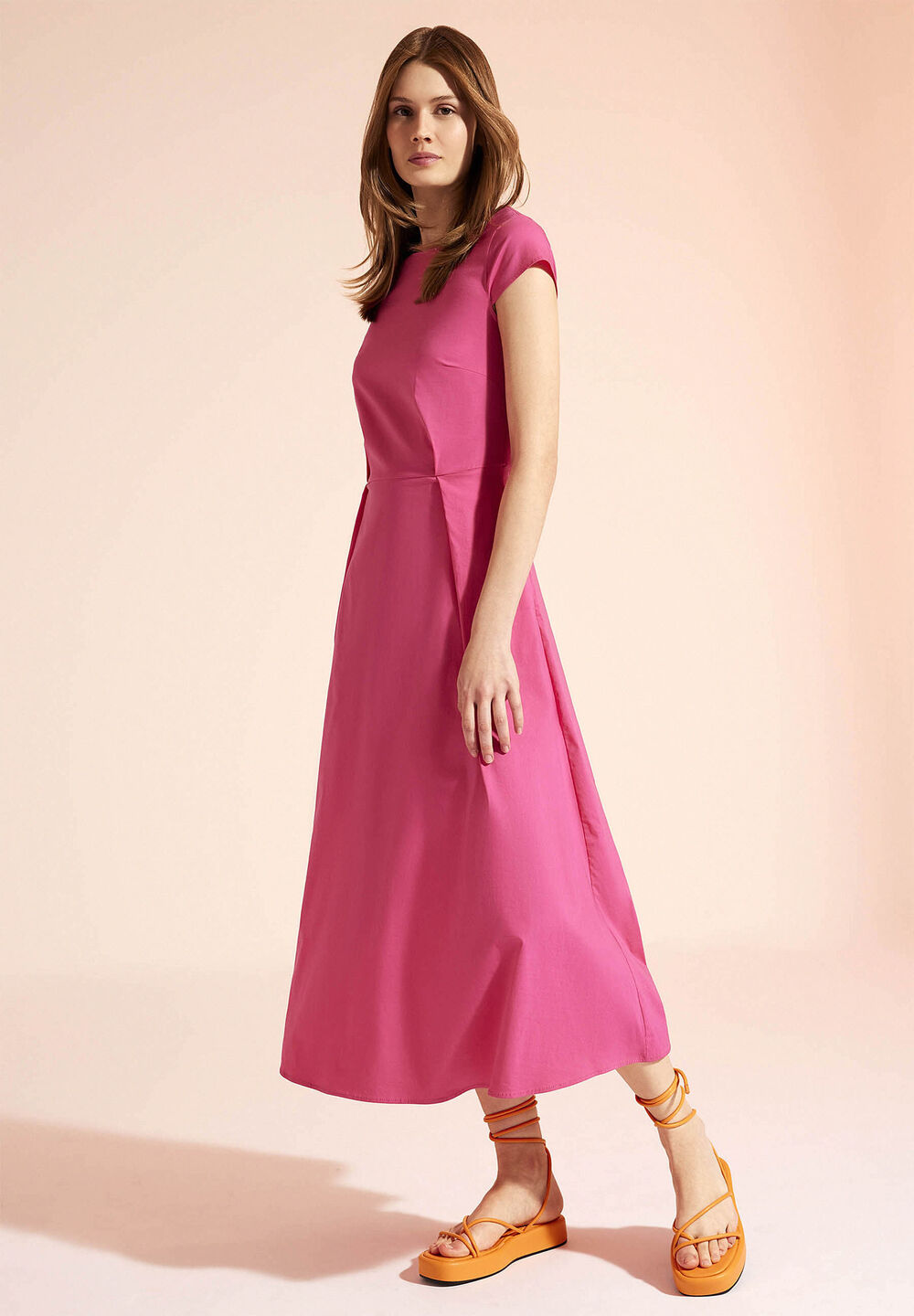 Maxikleid, orchid pink, Sommer-Kollektion, pink Rückansicht