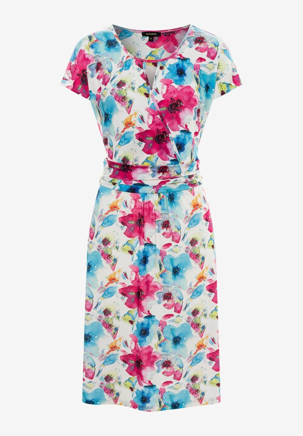 Jerseykleid, Flowerprint, Sommer-Kollektion, ecru Detailansicht 1