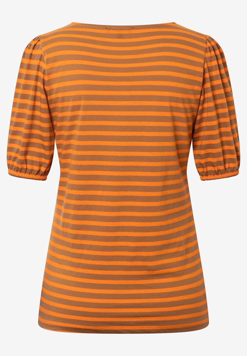 Streifenshirt, orange/nougat, Sommer-Kollektion, orange