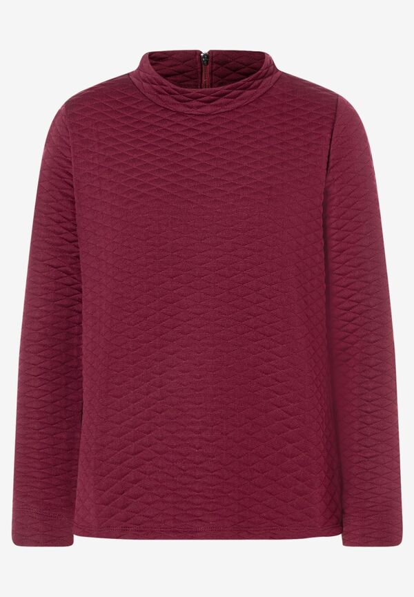 Struktur Sweatshirt, burgundy, Herbst-Kollektion