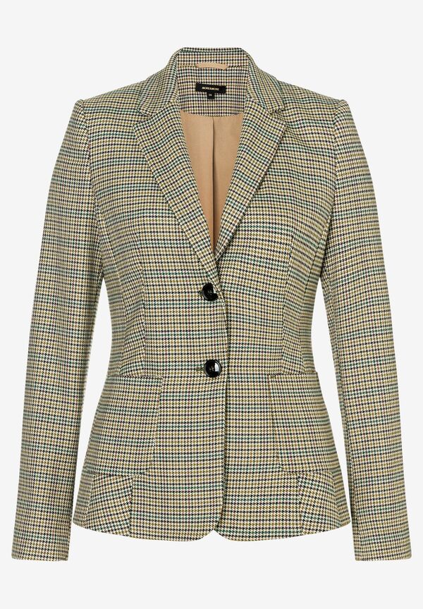 Blazer mit Hahnentritt-Dessin, Herbst-Kollektion