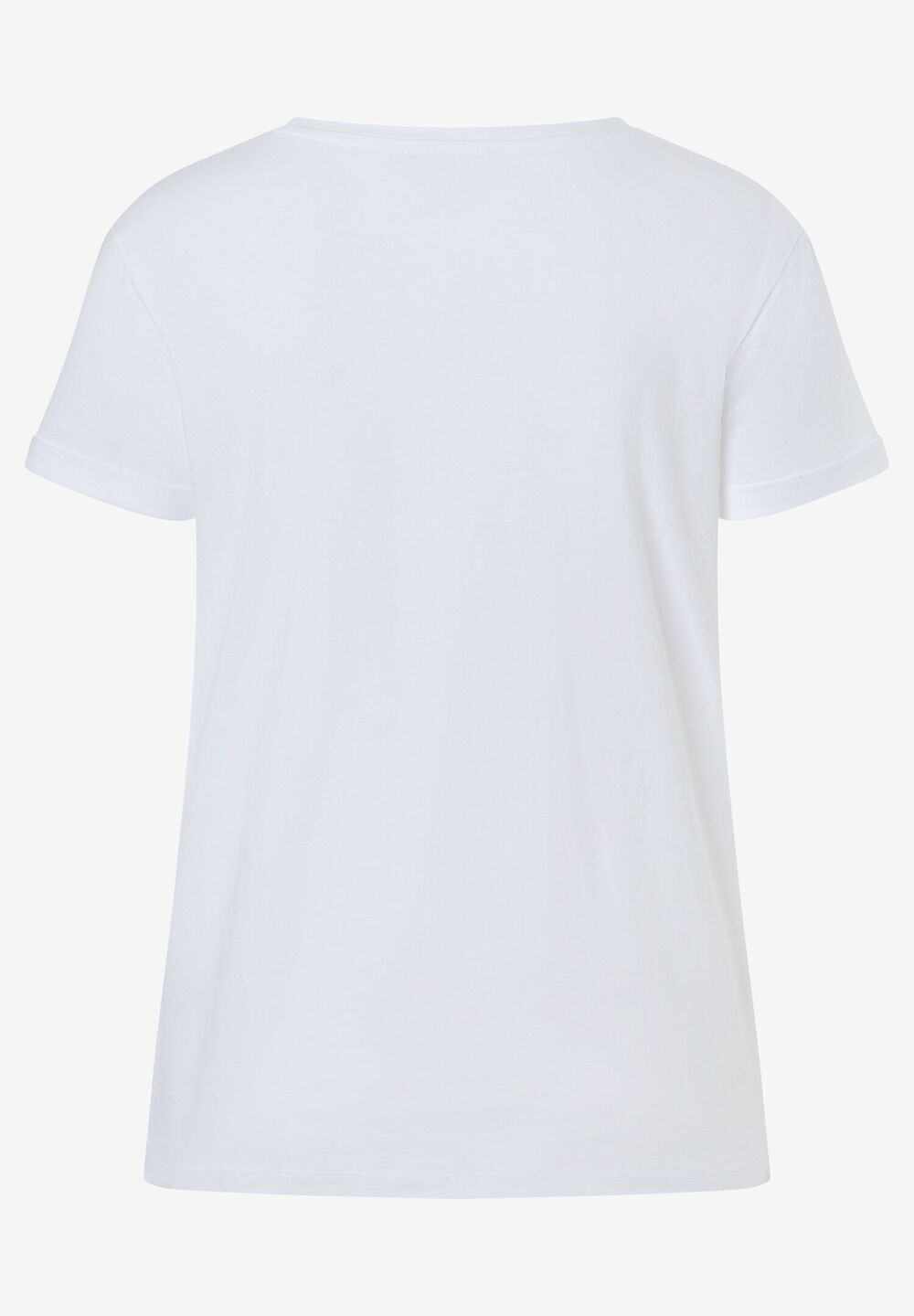T-Shirt, Sonnenbrillen-Print, Sommer-Kollektion, weiss Rückansicht