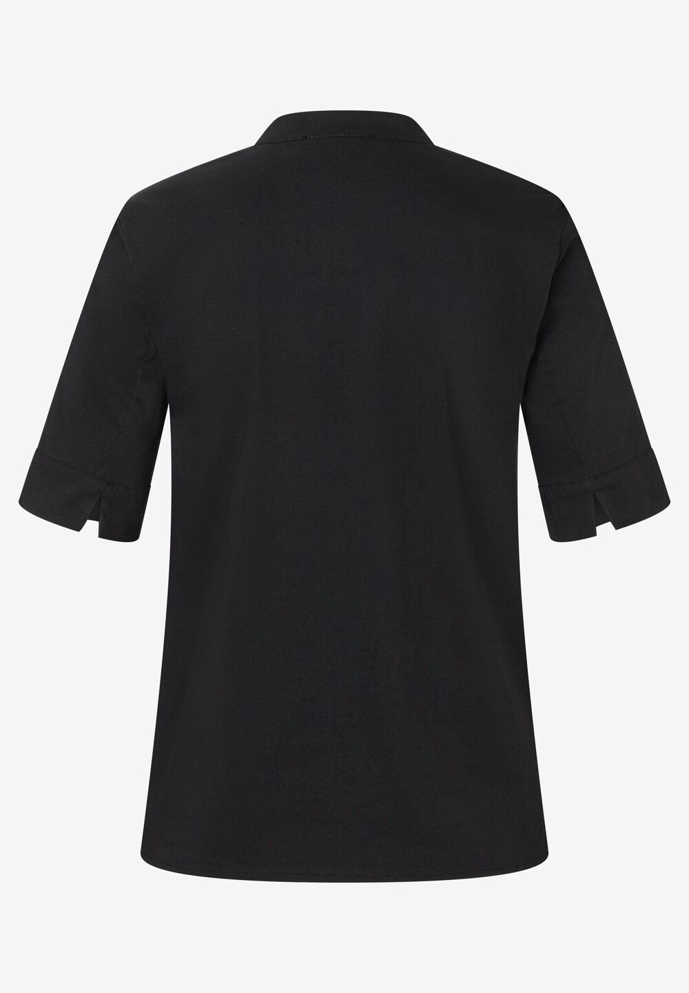 Baumwoll/Stretch Bluse, schwarz, Sommer-Kollektion, schwarz Rückansicht