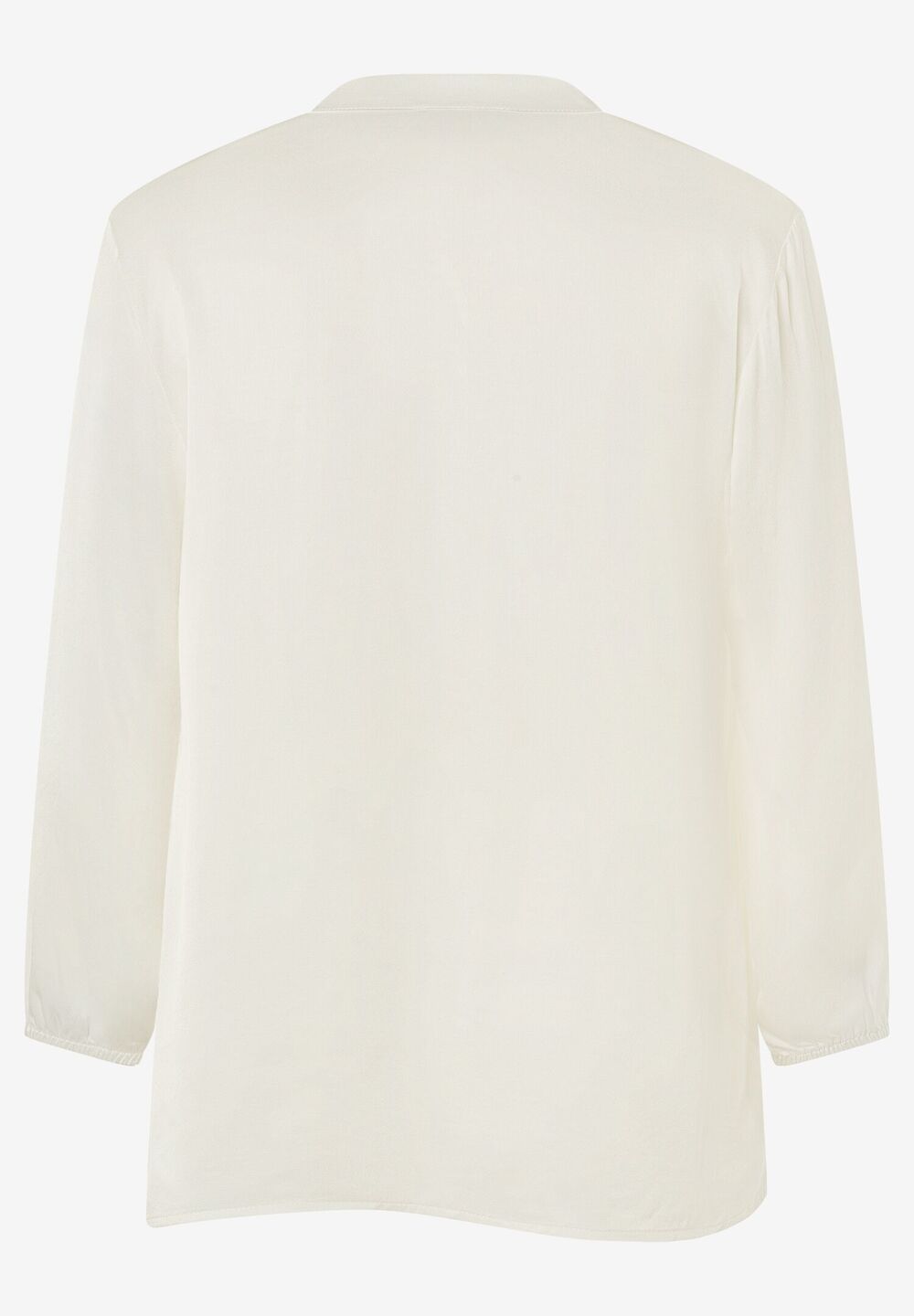 Satinbluse, ecru, Sommer-Kollektion, ecru Rückansicht