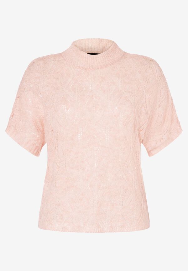 4027819895821 - Ajour Pullover powder rose Frühjahrs-Kollektion 4027819895821 - Ajour Pullover powder rose Frühjahrs-Kollektion