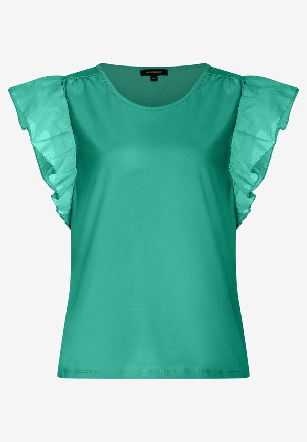 4027819940347 - Shirt mit Volantärmeln summergarden green Sommer-Kollektion