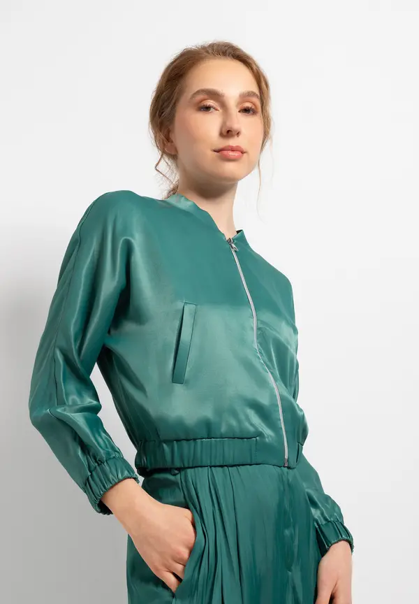 More & More Blouson, summergarden green, Sommer-Kollektion