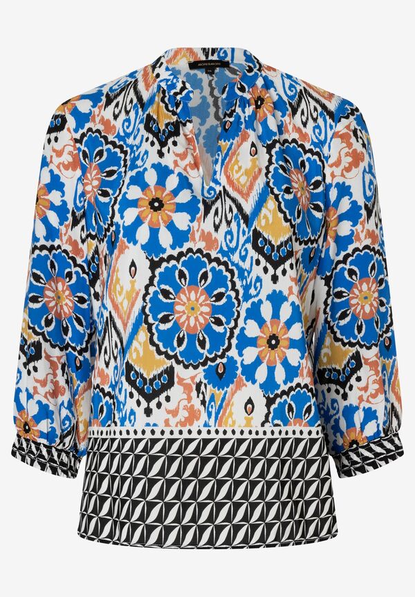 4027819929847 - Viskosebluse Ornament-Print Sommer-Kollektion