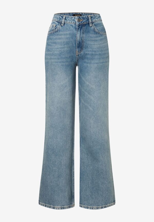 weite High Waist Jeans