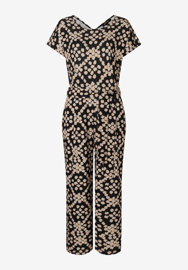 Jumpsuit, Dot Pattern Print