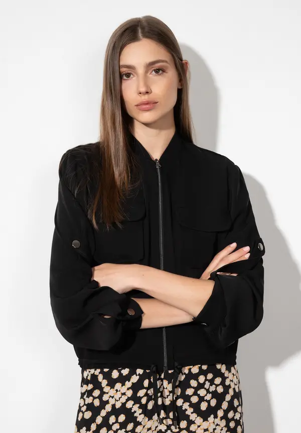 More & More Blouson, schwarz