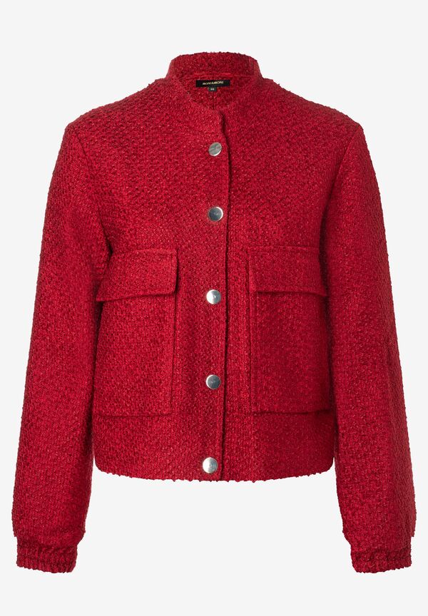 4027819977565 - Bouclé-Blouson rot Herbst-Kollektion