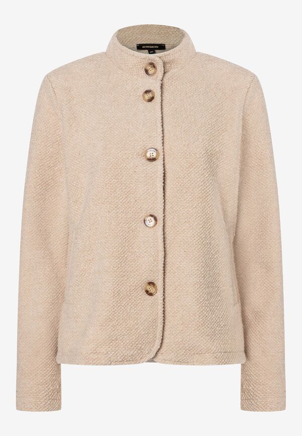 Jerseyjacke, beige macchiato, Herbst-Kollektion