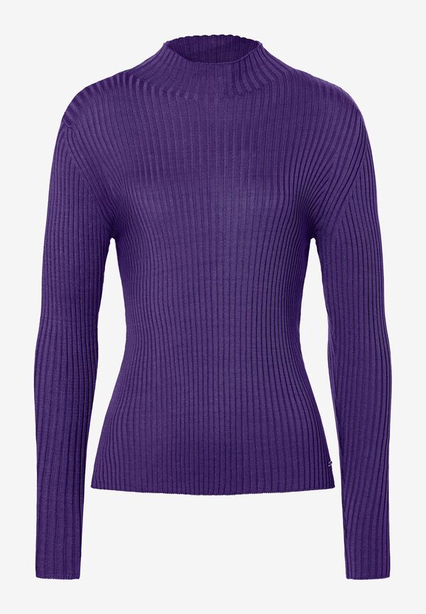 4027819973758 - Rippstrick-Pullover pure purple Herbst-Kollektion