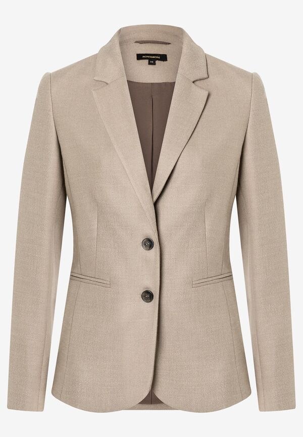 Blazer, taupe, Herbst-Kollektion