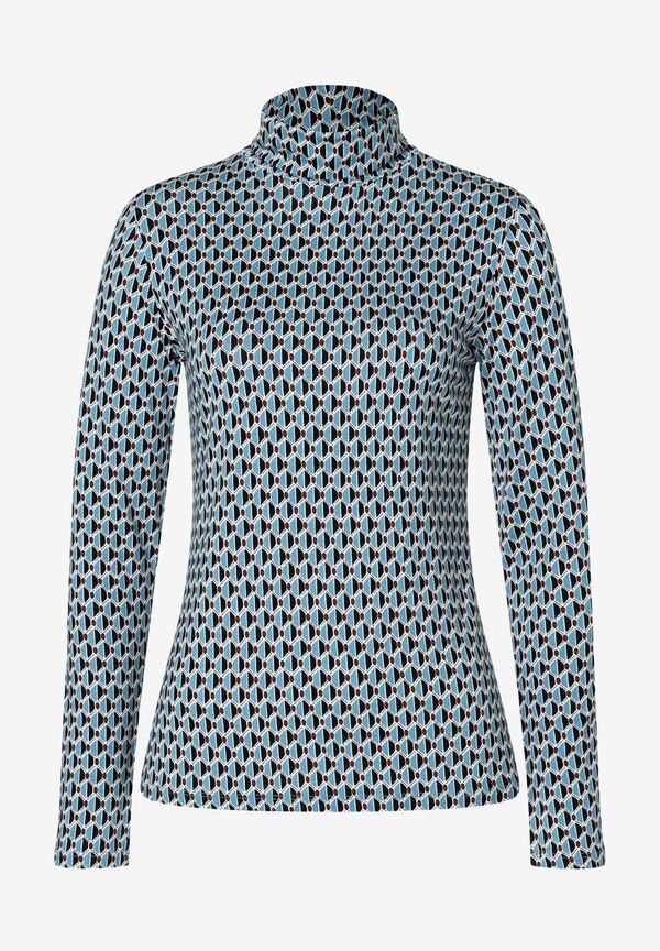 4031664002280 - Rollkragenshirt grafischer Print Winter-Kollektion