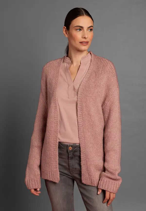 More & More Cardigan, rosa, Herbst-Kollektion