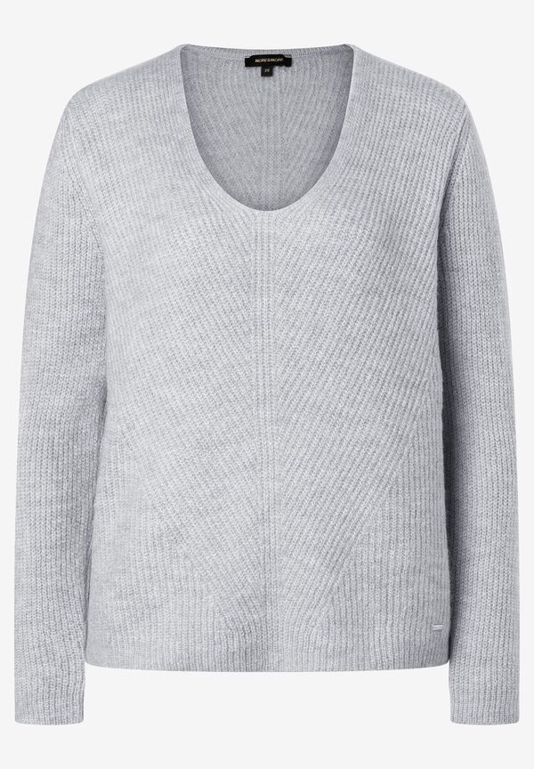 4027819966125 - V-Neck Pullover grau Herbst-Kollektion