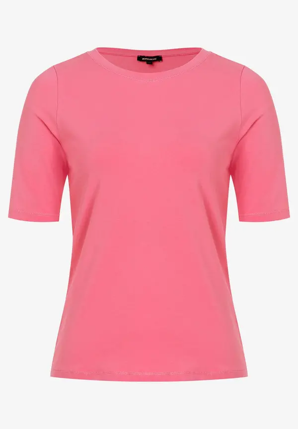 More & More T-Shirt mit U-Boot Ausschnitt, sorbet pink, Sommer-Kollektion