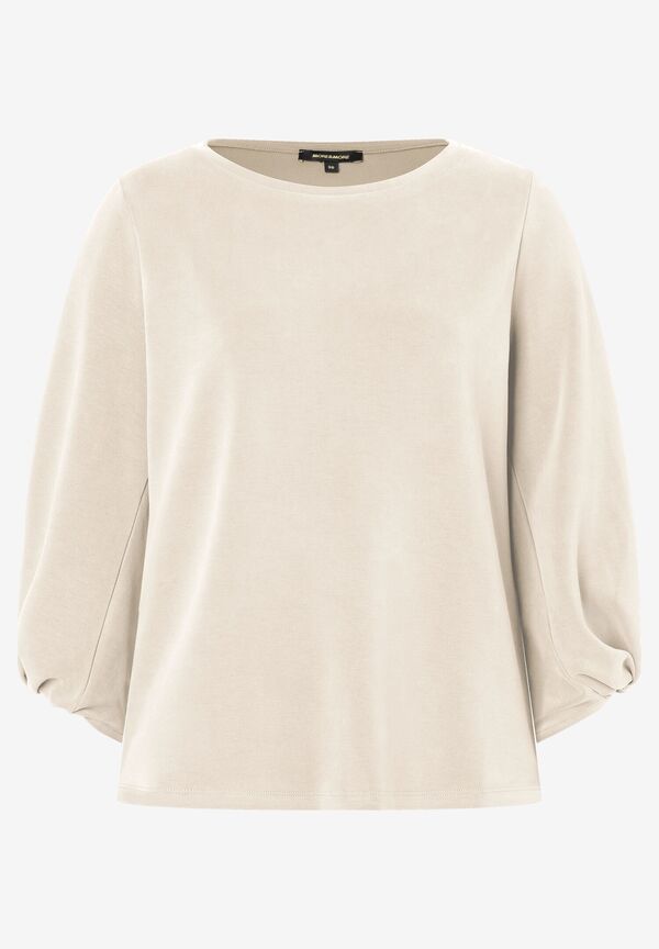 Sweatshirt mit Knoten-Detail, powder creme, Winter-Kollektion