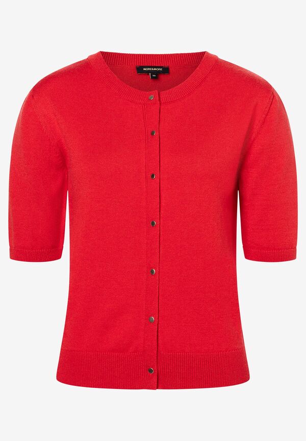 4031664013545 - Kurzarm-Cardigan soft red Frühjahrs-Kollektion