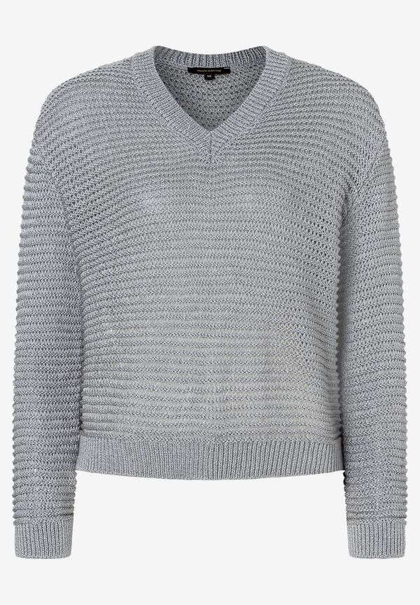 Strukturpullover, fine grey, Frühjahrs-Kollektion günstig online kaufen