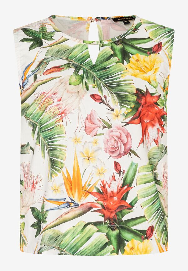 Blusentop, Flowerprint, Sommer-Kollektion günstig online kaufen