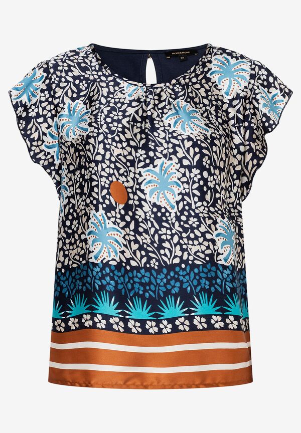 Patch-Shirt with Print günstig online kaufen