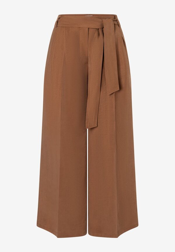 Culotte mit Gürtel, nougat günstig online kaufen