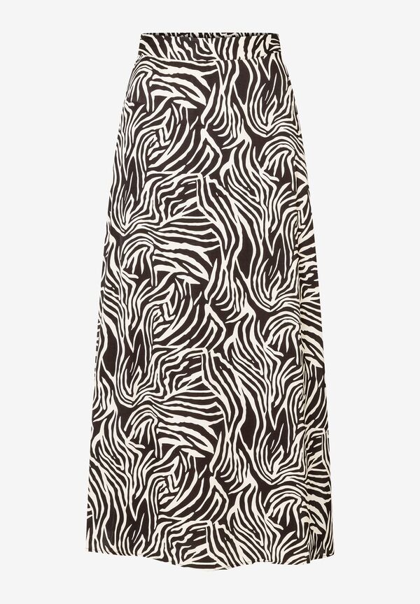 Viskoserock mit Animalprint günstig online kaufen