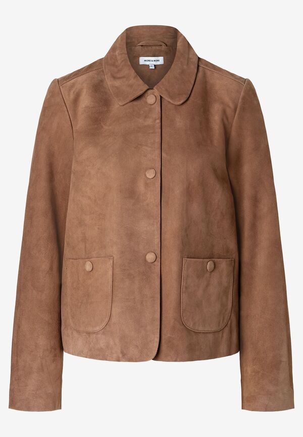 Velourslederjacke, cognac-braun günstig online kaufen